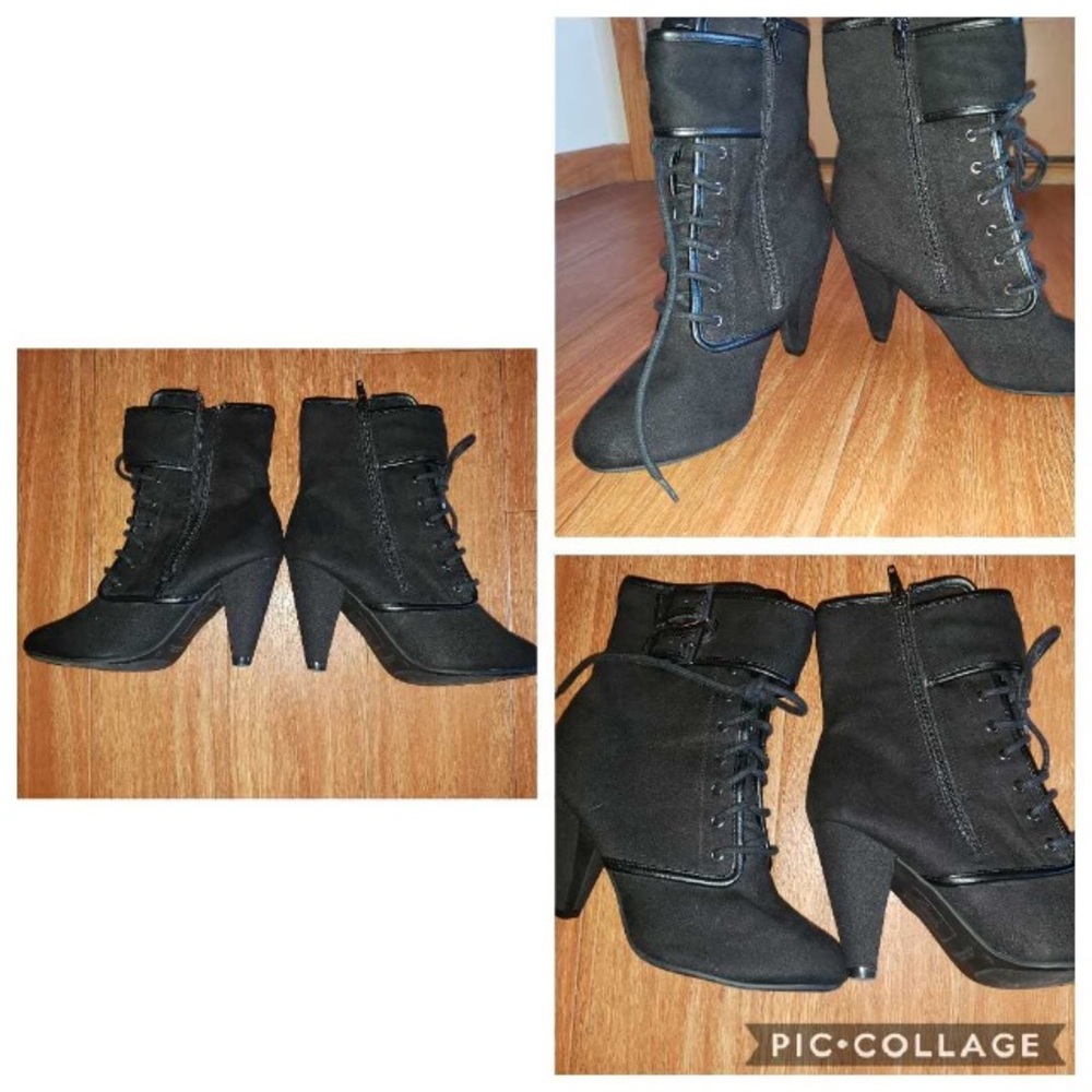 Brand: Fiomi, Size: 6 1/2, color: black suede.